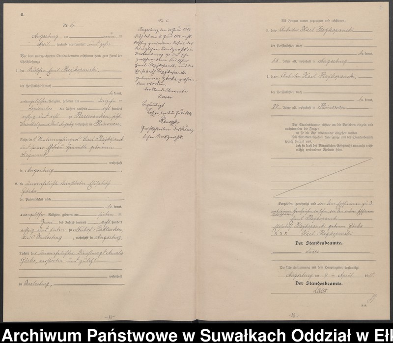 image.from.unit.number "[Heirats-Neben-Register Standesamt Angerburg Kreis Angerburg]"