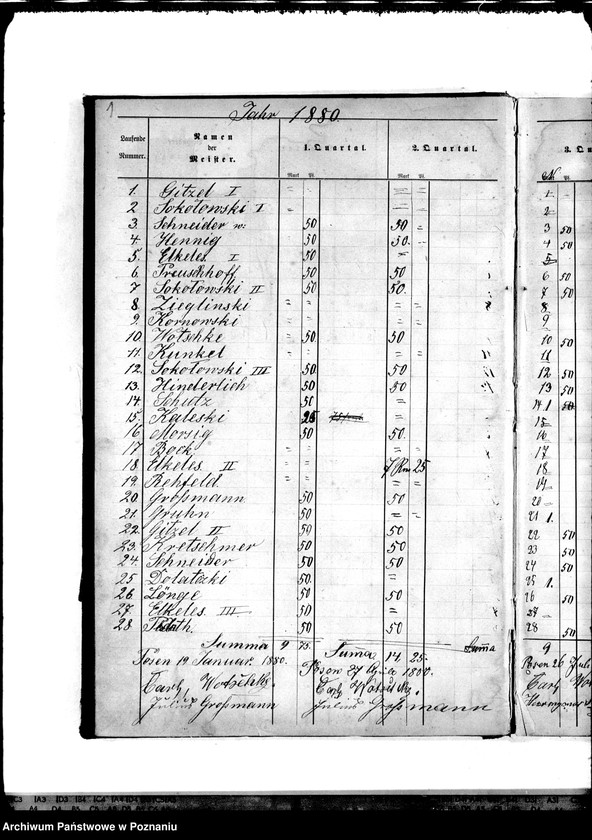 Obraz 5 z jednostki "Kassenbuch der Innung des Böttchergewerks."