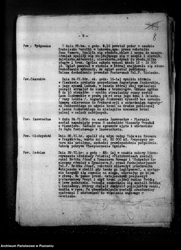 Obraz 12 z jednostki "Sprawozdania sytuacyjne tygodniowe za czas od 28 czerwca do 1 sierpnia 1930 r /nr 35-39/"