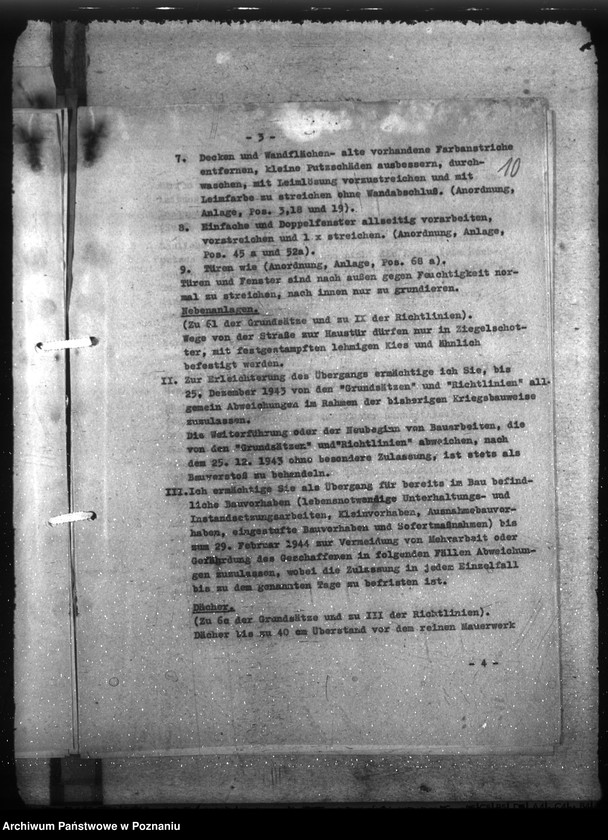 Obraz 14 z jednostki "Bauwirtschaft - Sparmassnahmen im Rahmen des Bauverbots"