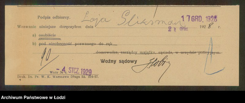 Obraz 3 z jednostki "Łaja Gliksman – sprzedaż sztucznej biżuterii"