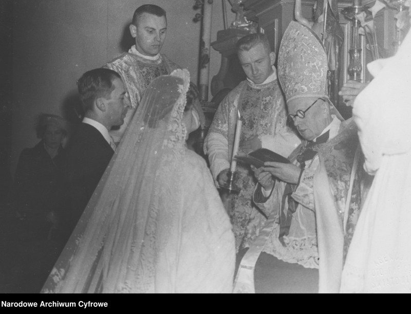 image.from.unit.number "Ślub hrabiego Benedykta Tyszkiewicza z księżniczką Eleonorą Radziwiłł"