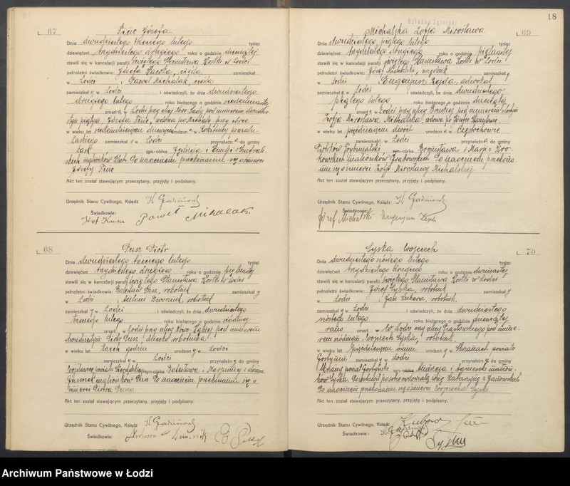 Obraz 20 z jednostki "Akta zgonów"