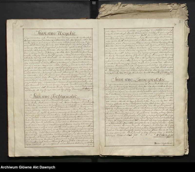 image.from.unit.number ""Lustracya Starostw Dzierżawy y wszelkich krlewszczyzn w Woiewoddztwie podolskim Ziemi Kamienieckiej y Powiecie Czerwonogrodzkim (...).""