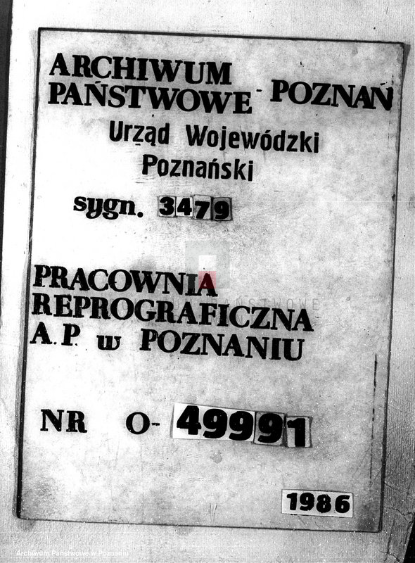 Obraz 1 z jednostki "Nadzór nad gospodarką w lasach majętności Czacz-Białcz powiat kościański"