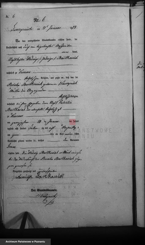 Obraz z zespołu "Urząd Stanu Cywilnego Tworzymierki (pow. gostyński)"