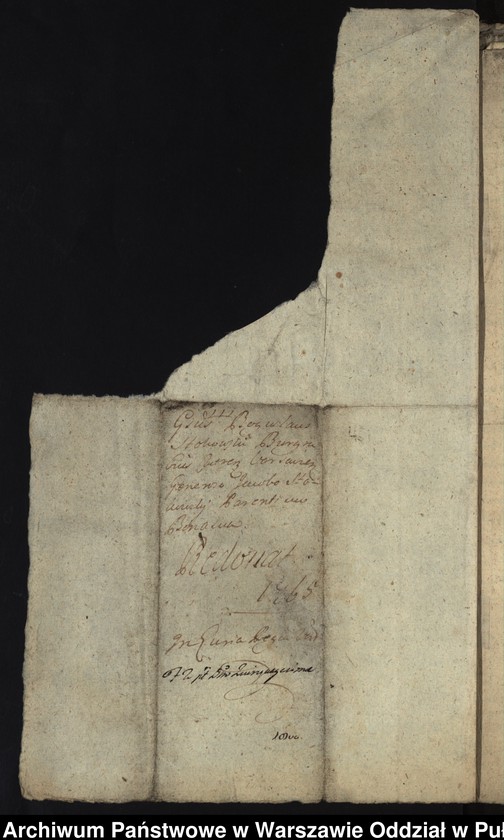 image.from.unit.number "Ekstrakty z ks. gr. i ziem. warszawskich oraz sumariusze dokumentów przedstawianych przez strony jako materiał dowodowy w sprawach z lat 1755-1767 między opatem Walentym Michałem Żółtowskim i konwentem a Jakubem i Anną Stokowskimi o rozgraniczenie dóbr opackich Grabie i Grabia Wólka i dóbr Stokowskich Osieczek i Przekory oraz o wzajemne szkody"