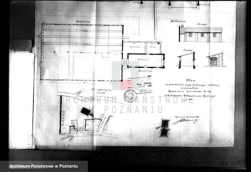 Obraz 19 z jednostki "Tartak i fabryka wyrobów z drzewa St. Urbański Urbanowo pow chodzieski nadzór nad kotłem parowym nr fabr. 3060"