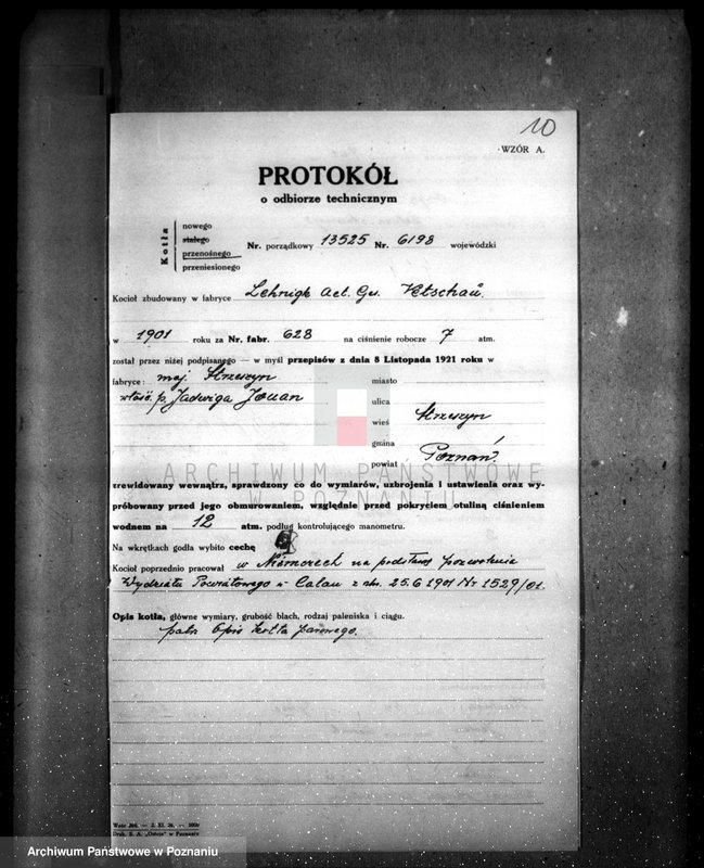 Obraz 14 z jednostki "Fabryka maszyn i urządzeń gorzelniczych itd. J. Działaszewski nr 6198"