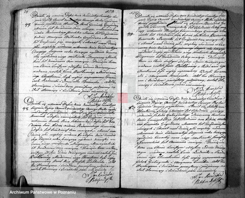 Obraz 14 z jednostki "Duplikat urodzonych, zaślubionych i zmarłych"