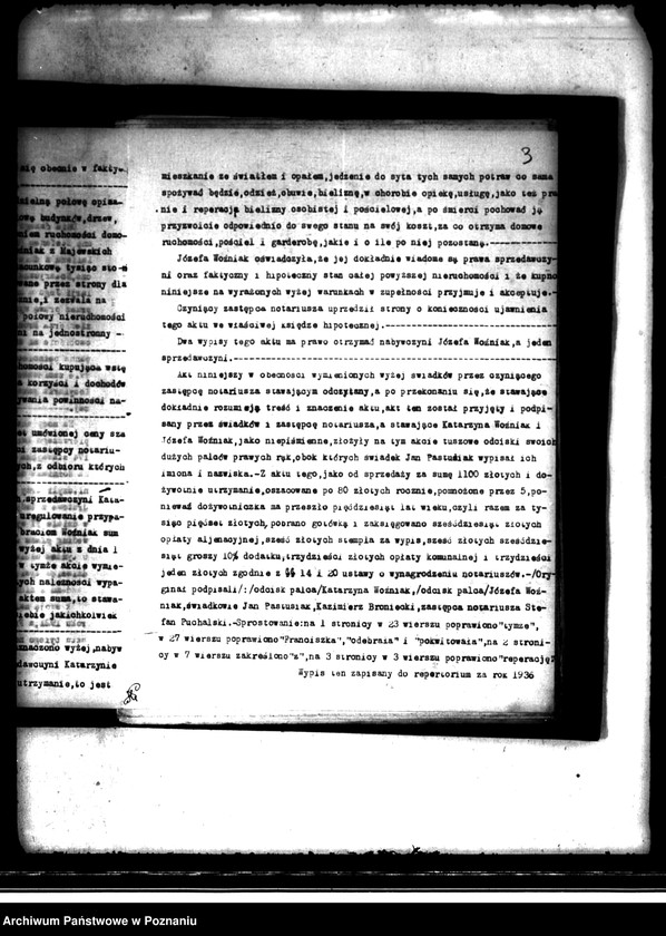 Obraz 7 z jednostki "Wieś i majątek Szczytniki powiat kaliski. Rejestr pomiarowy"