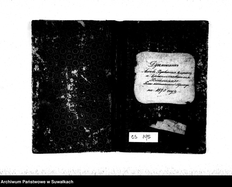 Obraz 2 z jednostki "Duplikat aktov rodivšichsja, brakosočetavšichsja i umeršich vejsejskogo rimsko-katoličeskogo prichoda na 1875 god"