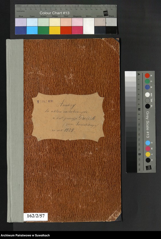 image.from.unit.number "Aneksy dp aktów zaślubionych rz.kat. parafji Puńsk (pow. Suwalskiego) za rok 1929"