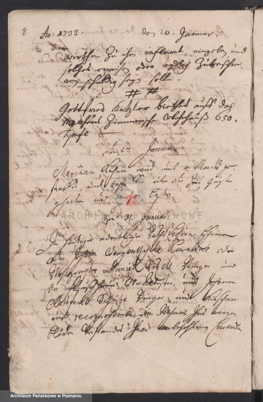 image.from.unit.number "Ratsprotokoll; język niemiecki, polski"