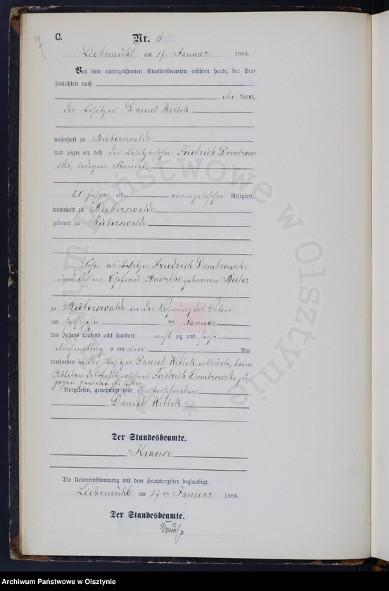 image.from.unit.number "Sterbe-Neben-Register Nr 1 - 153"