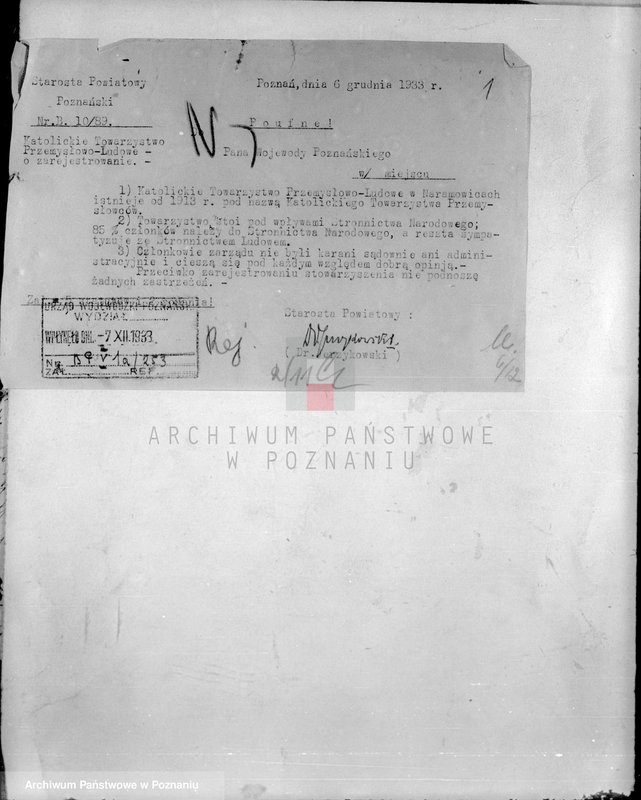 Obraz 5 z jednostki "/Katolickie Towarzystwo Przemysłowo-Ludowe w Naramowicach/"