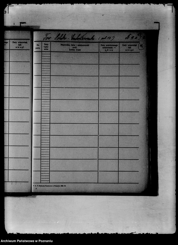 Obraz 16 z jednostki "/Spisy spraw Wydziału Społeczno-Politycznego/"