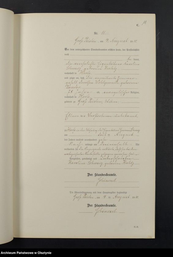 image.from.unit.number "Sterbe-Neben-Register Nr 1 - 22"