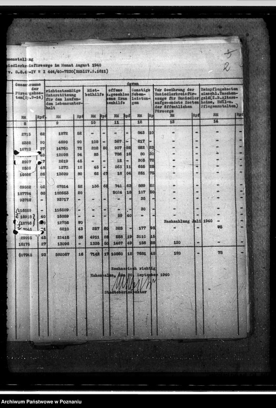 Obraz 7 z jednostki "Umsiedlerkreisfürsorge - Monat August"