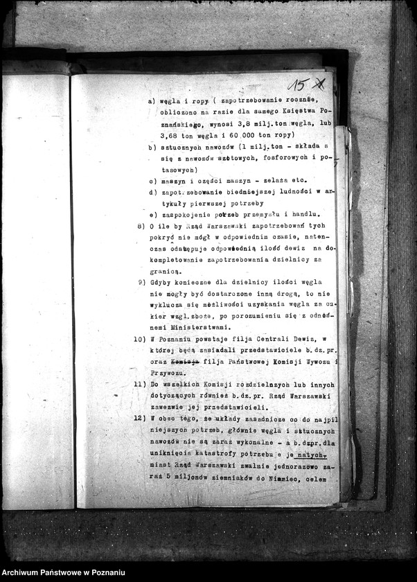 Obraz 20 z jednostki "Sprawy szczegółowo-administracyjne Aprowizacja b. Dzielnicy Pruskiej"