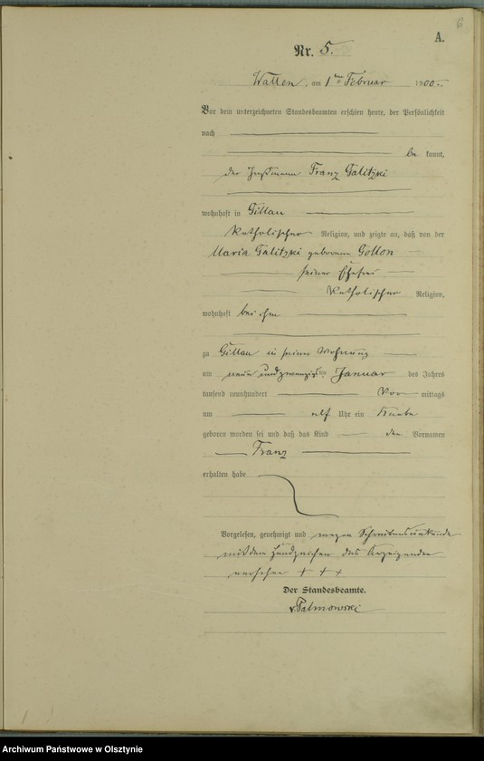 image.from.unit.number "Geburts-Haupt-Register Nr 1 - 74"