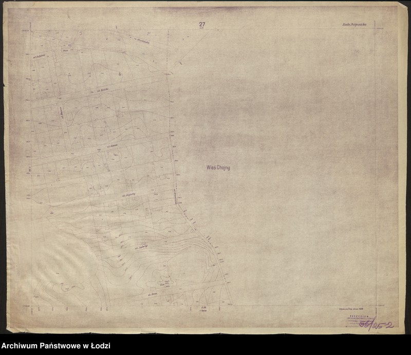 Obraz 2 z jednostki "Plan miasta Rudy Pabianickiej Sekcja 27"