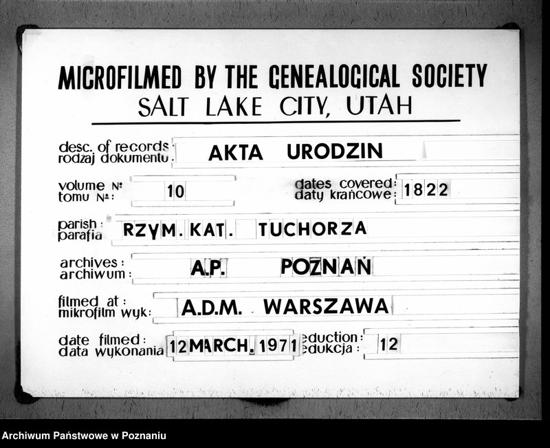 image.from.team "Akta stanu cywilnego Parafii Rzymskokatolickiej Tuchorza (pow. wolsztyński)"