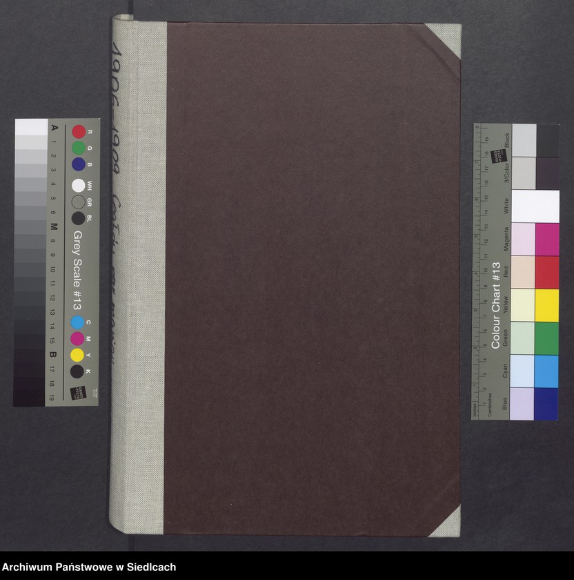 Obraz 2 z jednostki "[Akta urodzeń, małżeństw, zgonów] [zawiera akta urodzeń 1906, 1907, akta małżeństw 1906, 1907, akta zgonów 1906-1909]"