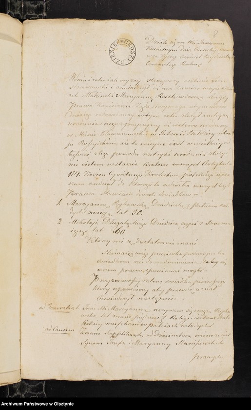 image.from.unit.number "Annexa z Parafii Janowieckiey z Roku 1834"