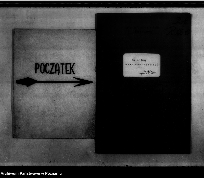 Obraz 2 z jednostki "Rejestr spraw osad umorzonych"