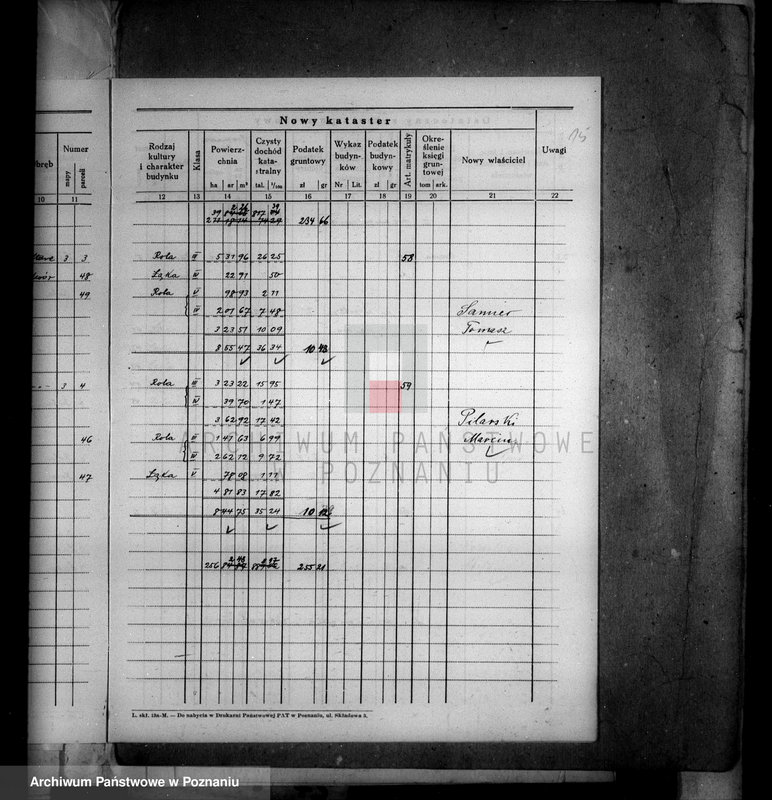 Obraz 19 z jednostki "Ostateczny rejestr pomiarowy majątku Stare powiatu wyrzyskiego"