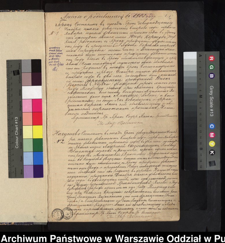 image.from.unit.number "Akta urodzeń, małżeństw i zgonów"