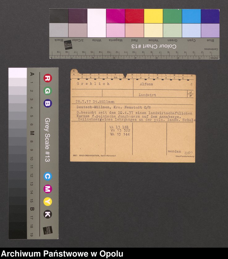 Obraz 3 z jednostki "[Grehlich Alfons, ur. 28.07.1917 r. Deutsch Müllmen]"