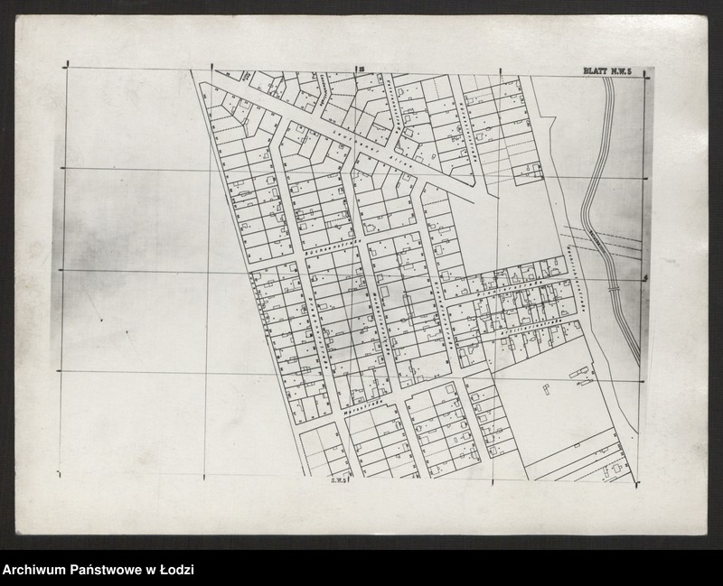 Obraz 5 z jednostki "Plan miasta Łodzi Sekcja NW 5"