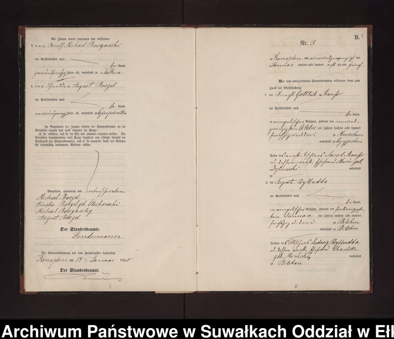 image.from.unit.number "Heiraths-Neben-Register des Preussischen Standes-Amtes Gr. Konopken Kreis Loetzen"