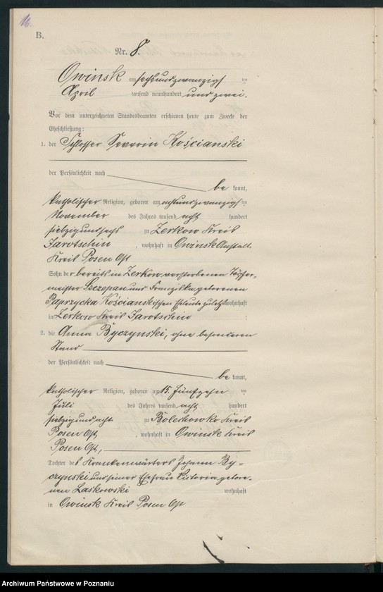 Obraz 19 z jednostki "Heiraths-Haupt-Register"