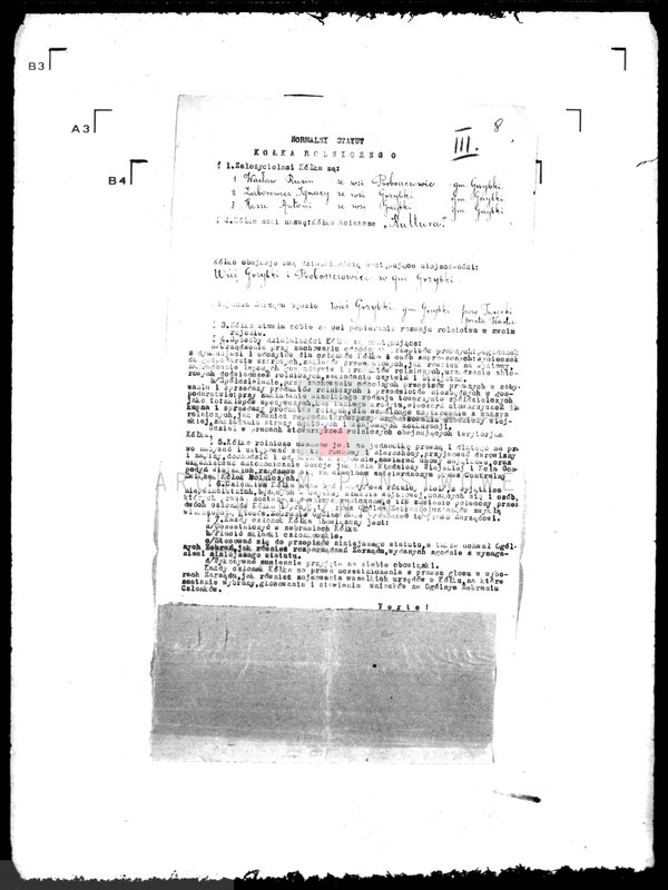 Obraz 12 z jednostki "Kółko Rolnicze ,,Kultura" we wsi Grzybki powiat turecki"