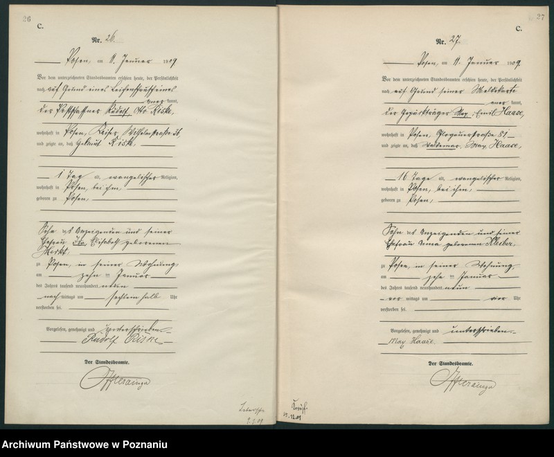 Obraz 16 z jednostki "Księga miejscowa zgonów tom I [Rejestr główny zgonów]"