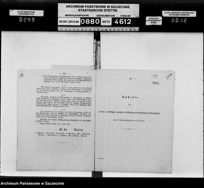 image.from.unit.number "Errichtung von Rentengütern, vol. I"