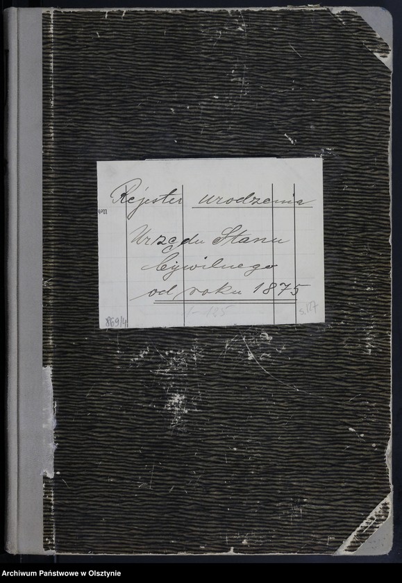 image.from.unit.number "Haupt-Geburts-Register Nr 1 - 125"