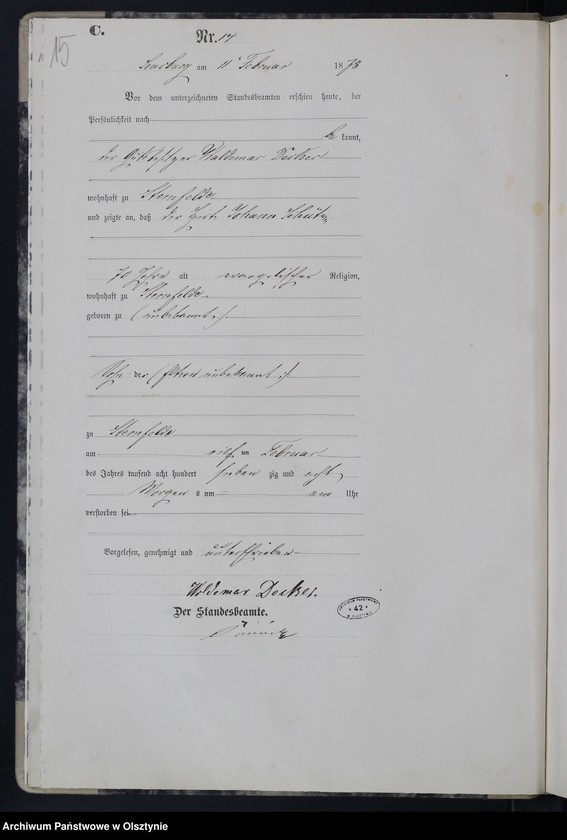 image.from.unit.number "Sterbe-Haupt-Register Nr 1 - 110"