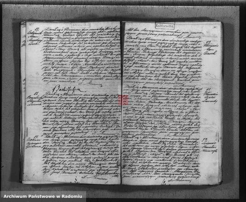 image.from.unit.number "Duplikat aktów religijno cywilnych urodzenia, małżeństw i zejścia w parafii Głowaczów 1858 r."