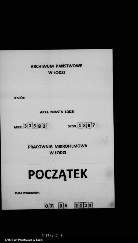 Obraz 1 z jednostki "Akta o lokalach dla wojska"