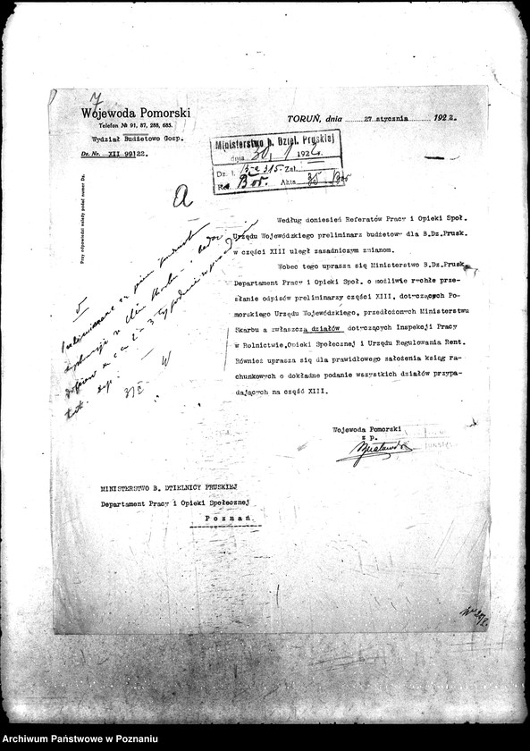 Obraz 11 z jednostki "Opieka nad inwalidami sprawy ogólne"