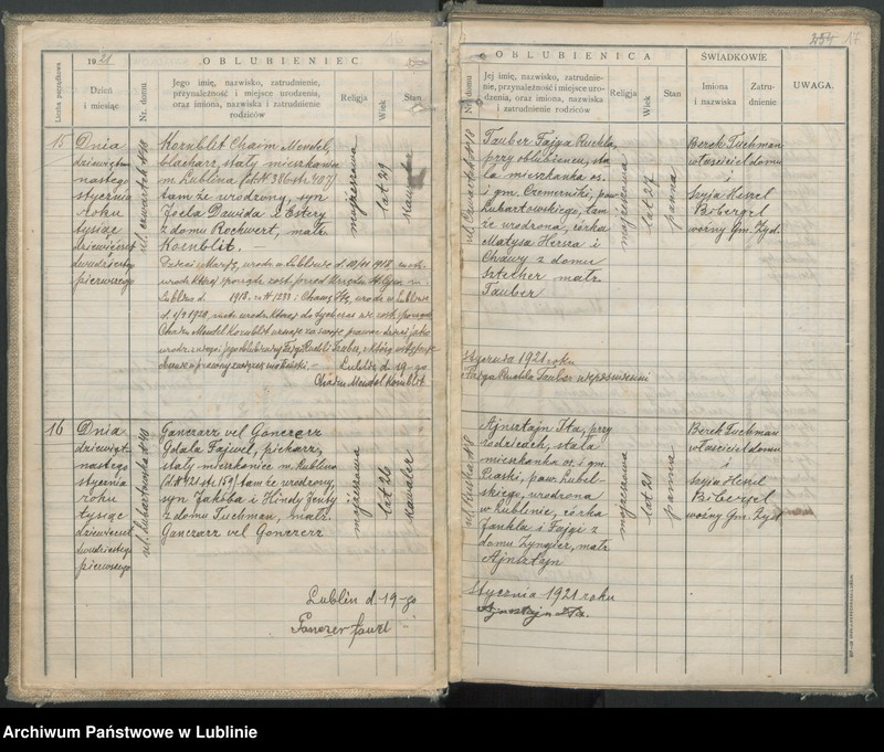 image.from.unit.number "Księga małżeństw"