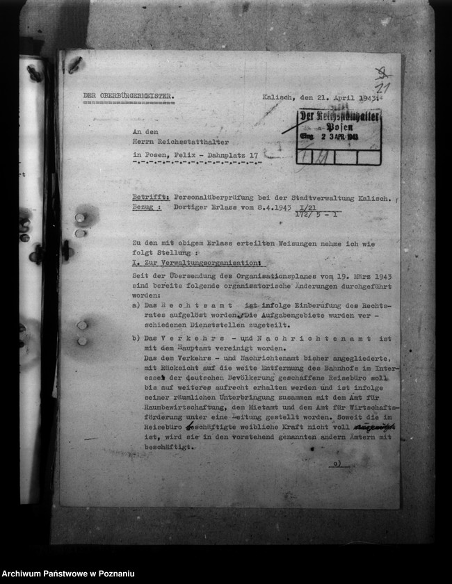 Obraz 15 z jednostki "Überprüfung des Personaleinsatzes. Ernennungen von gefallenen und vermissten Stalingradskämpfer"