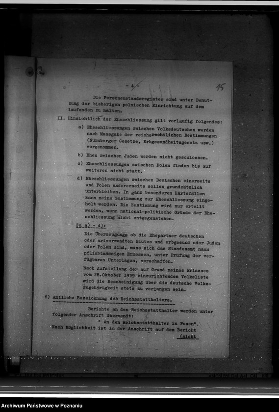 Obraz 17 z jednostki "Gliederung - Landräte- des Warthegau"