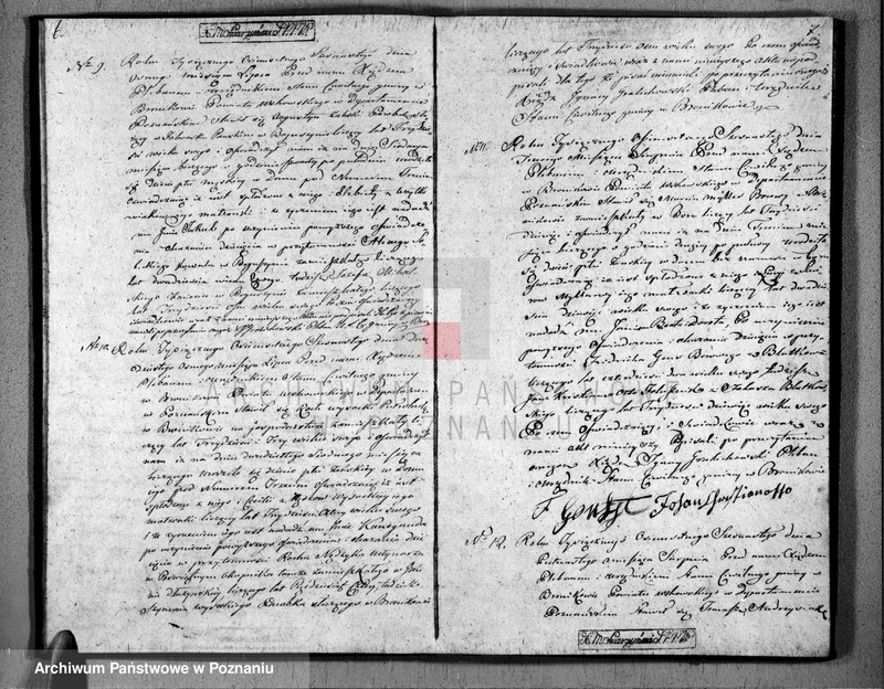Obraz 5 z jednostki "Akta urodzeń, małżeństw i zgonów"