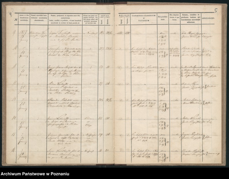 Obraz 5 z jednostki "Księga małżeństw"