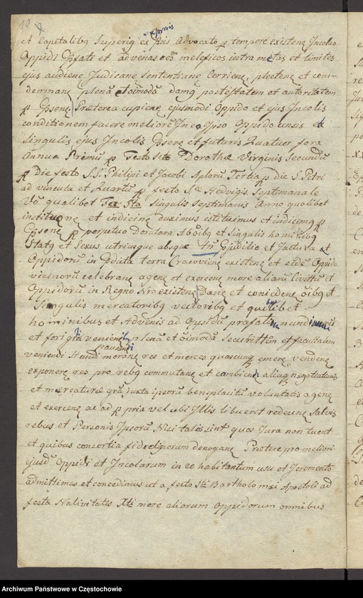 image.from.unit.number "[Kopia wierzytelna przywileju Augusta III, króla polskiego, z dnia 25 kwietnia 1763 roku, potwierdzającego prawa i wolności miasta Krzepic, sporządzona 11 lipca 1836 roku przez Augustyna Śliwińskiego]"